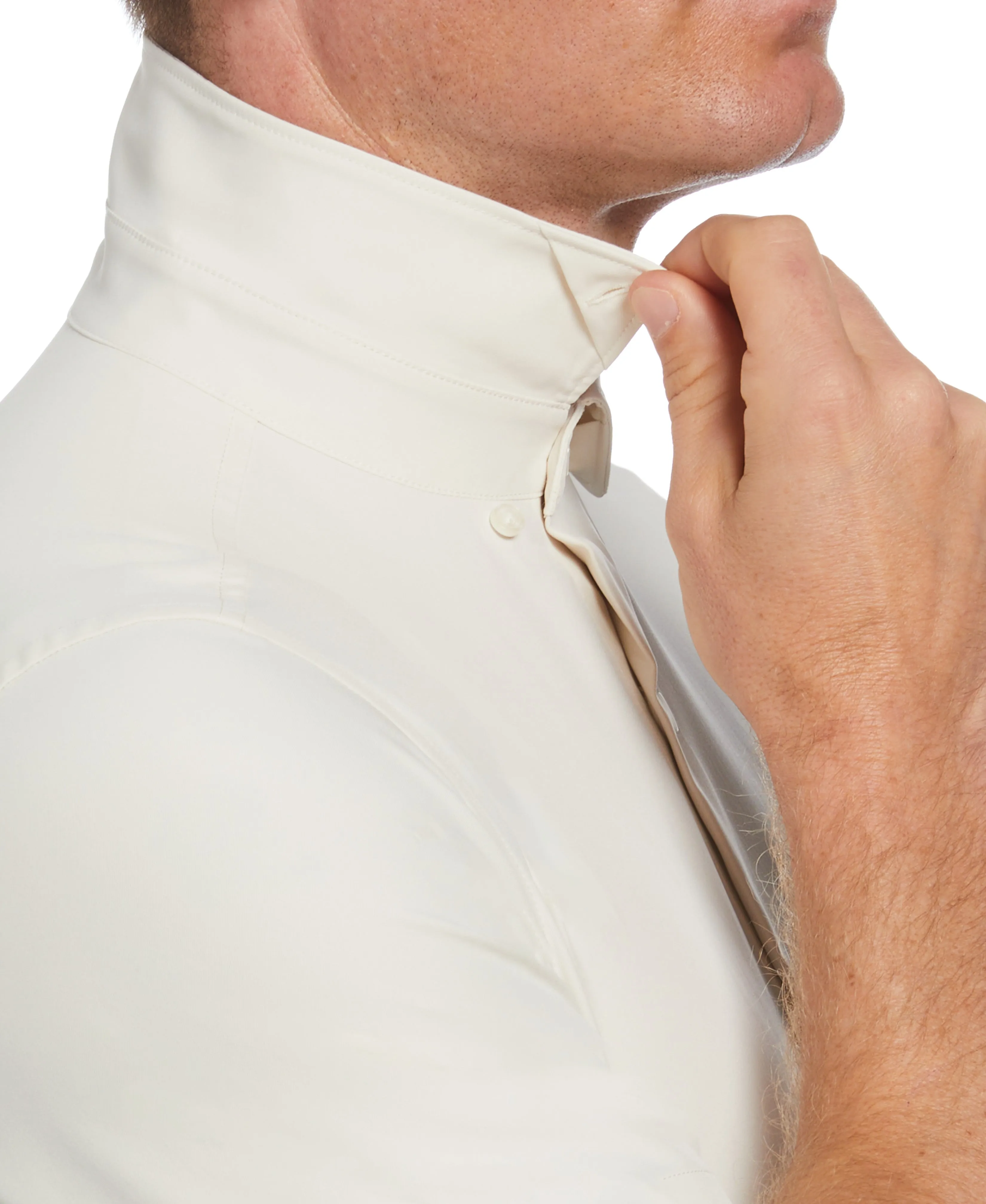 Slim Fit Total Stretch Solid Shirt sold by Perry Ellis product image thumbnail 3