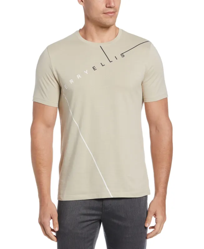 Perry Ellis Logo Crew Neck Tee sold by Perry Ellis