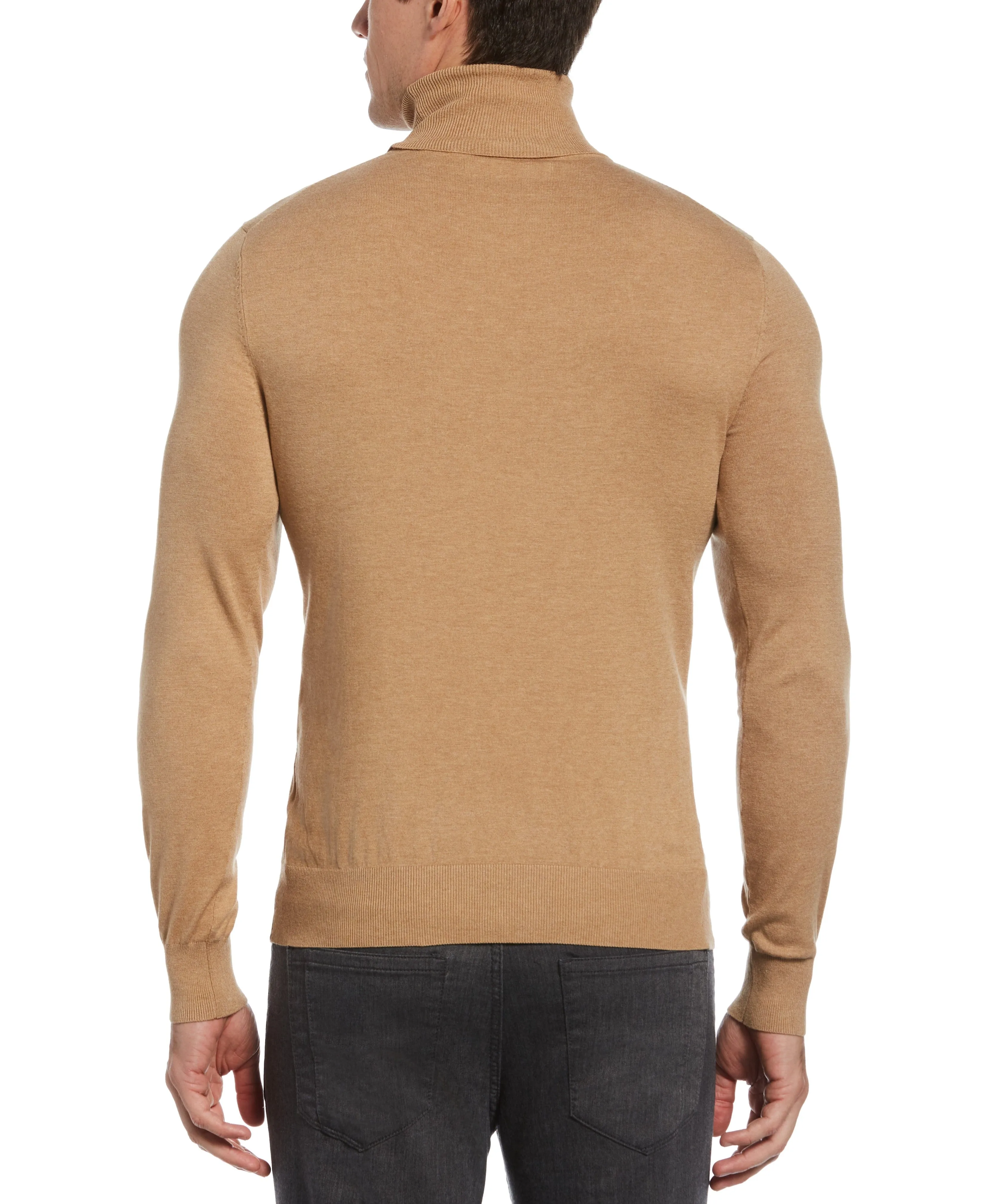 Solid Tech Knit Turtleneck Sweater sold by Perry Ellis product image thumbnail 2