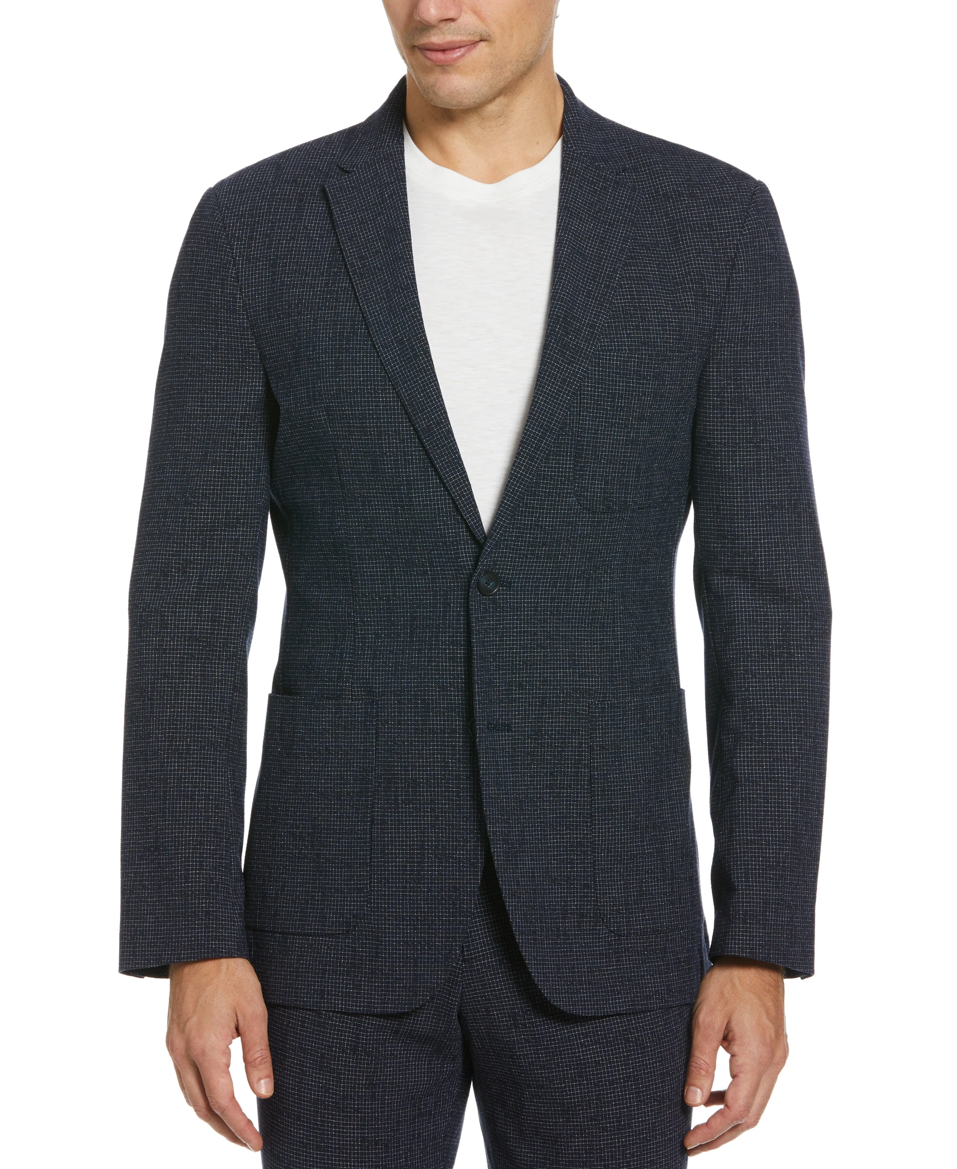 Slim Fit Seersucker Suit Jacket sold by Perry Ellis