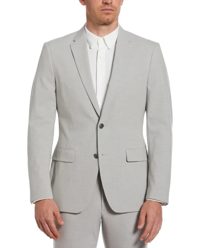 Slim Fit Subtle Micro Check Suit Jacket sold by Perry Ellis