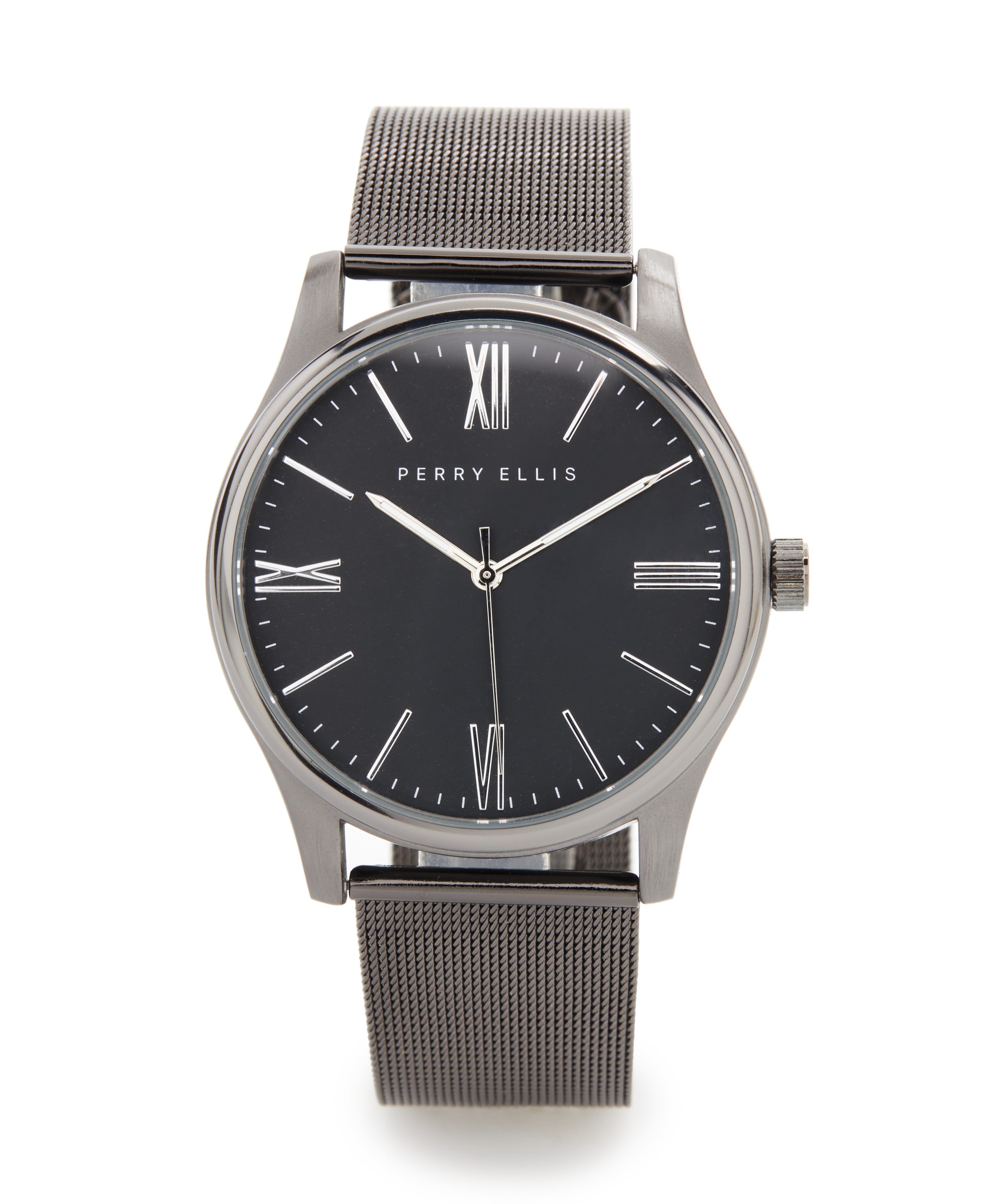 Black Mesh Bracelet Watch sold by Perry Ellis