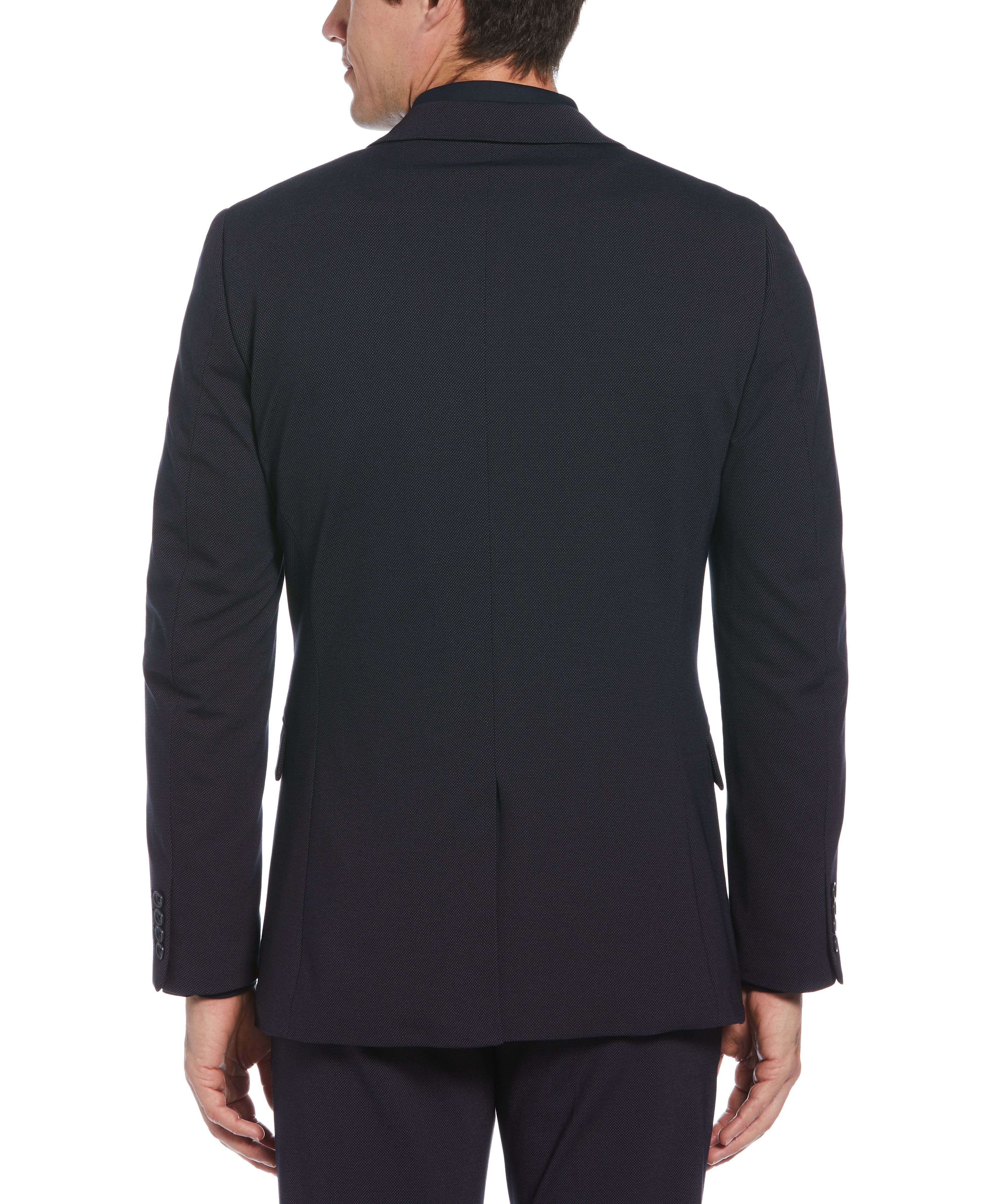 Very Slim Fit Textured Stretch Knit Suit sold by Perry Ellis product image thumbnail 4