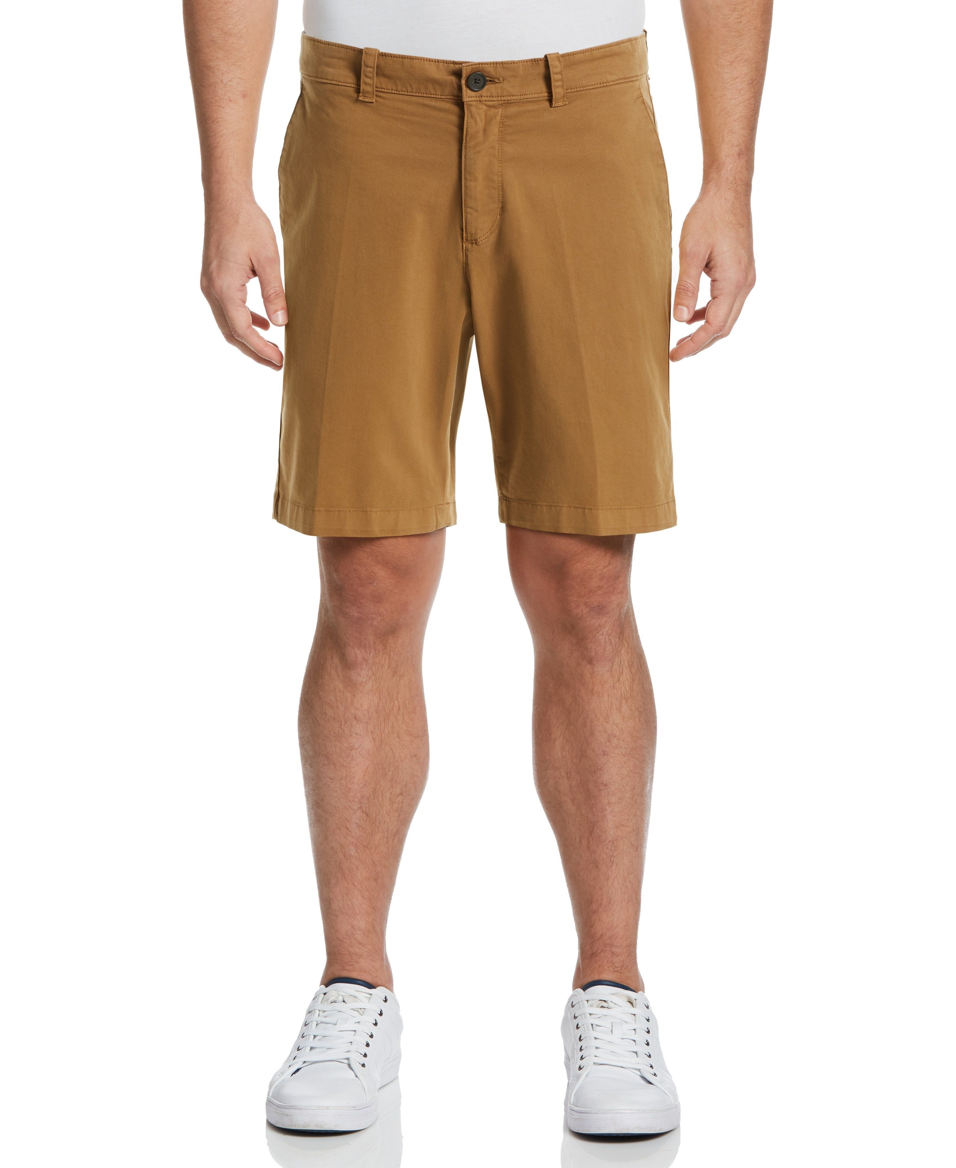 Solid Twill Garment Dye Shorts sold by Perry Ellis