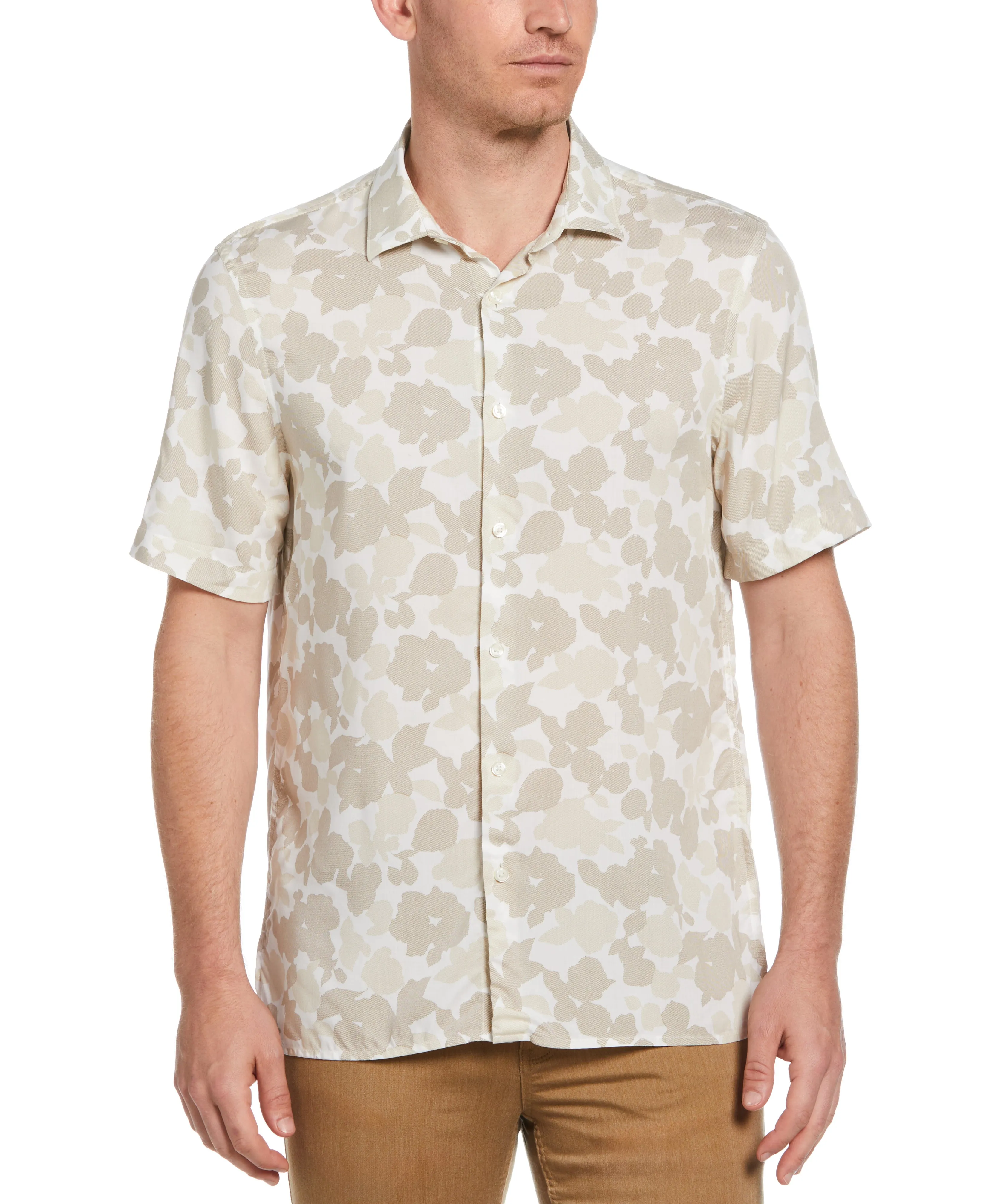 Floral Print Soft Shirt sold by Perry Ellis