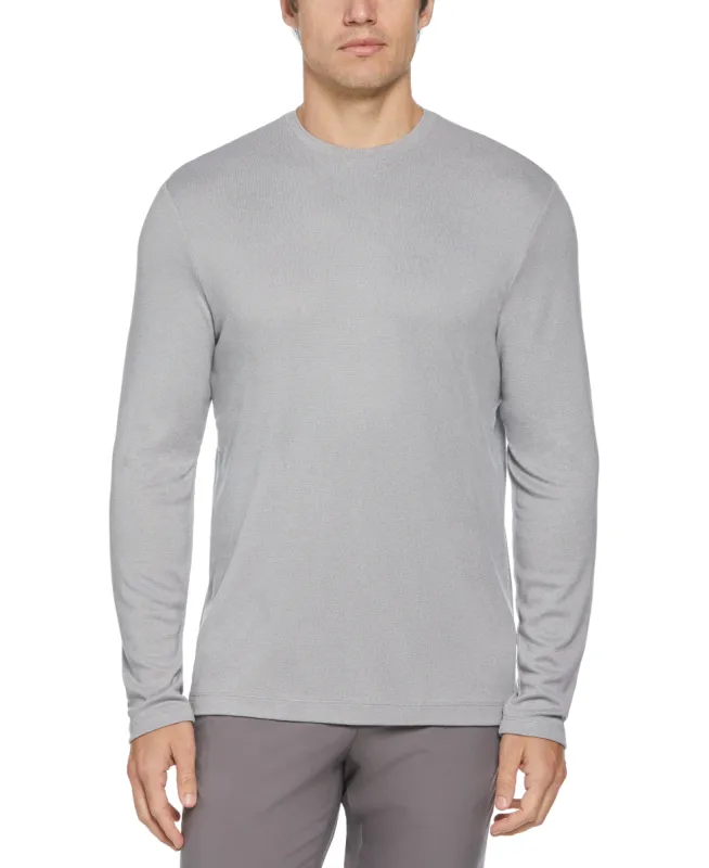 Heather Ribbed Crewneck Shirt sold by Perry Ellis