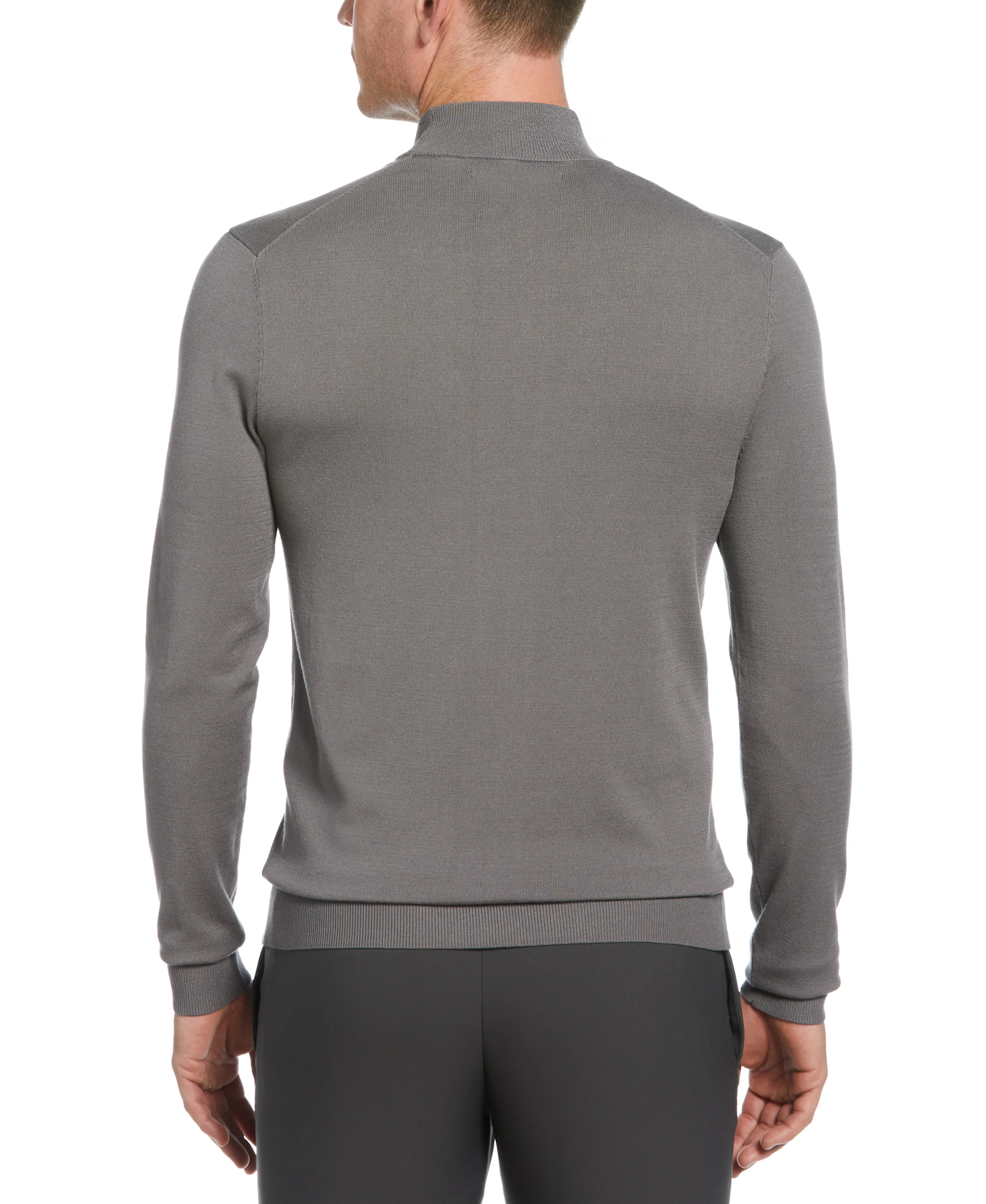 Tech Knit Mock Neck Pullover Sweater sold by Perry Ellis product image thumbnail 2