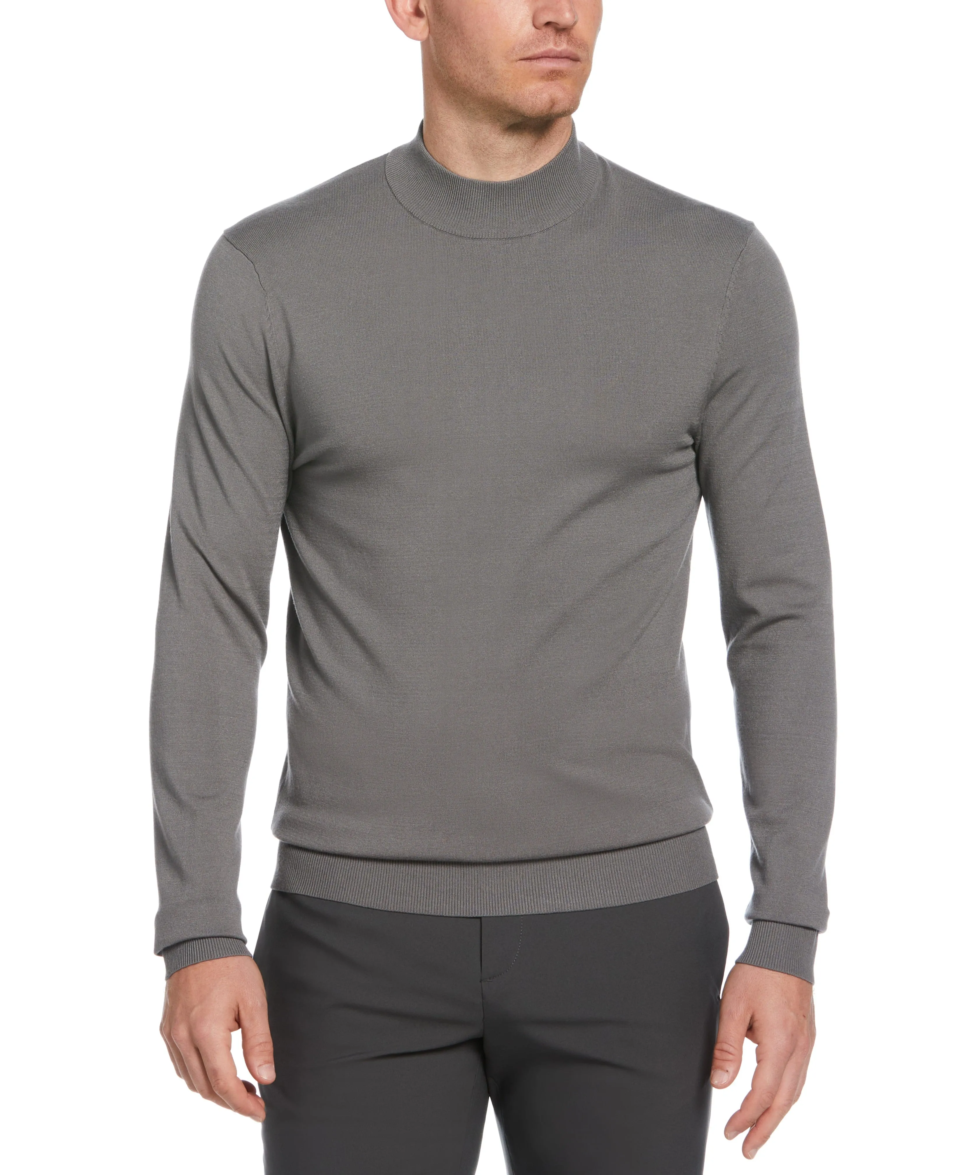 Tech Knit Mock Neck Pullover Sweater sold by Perry Ellis