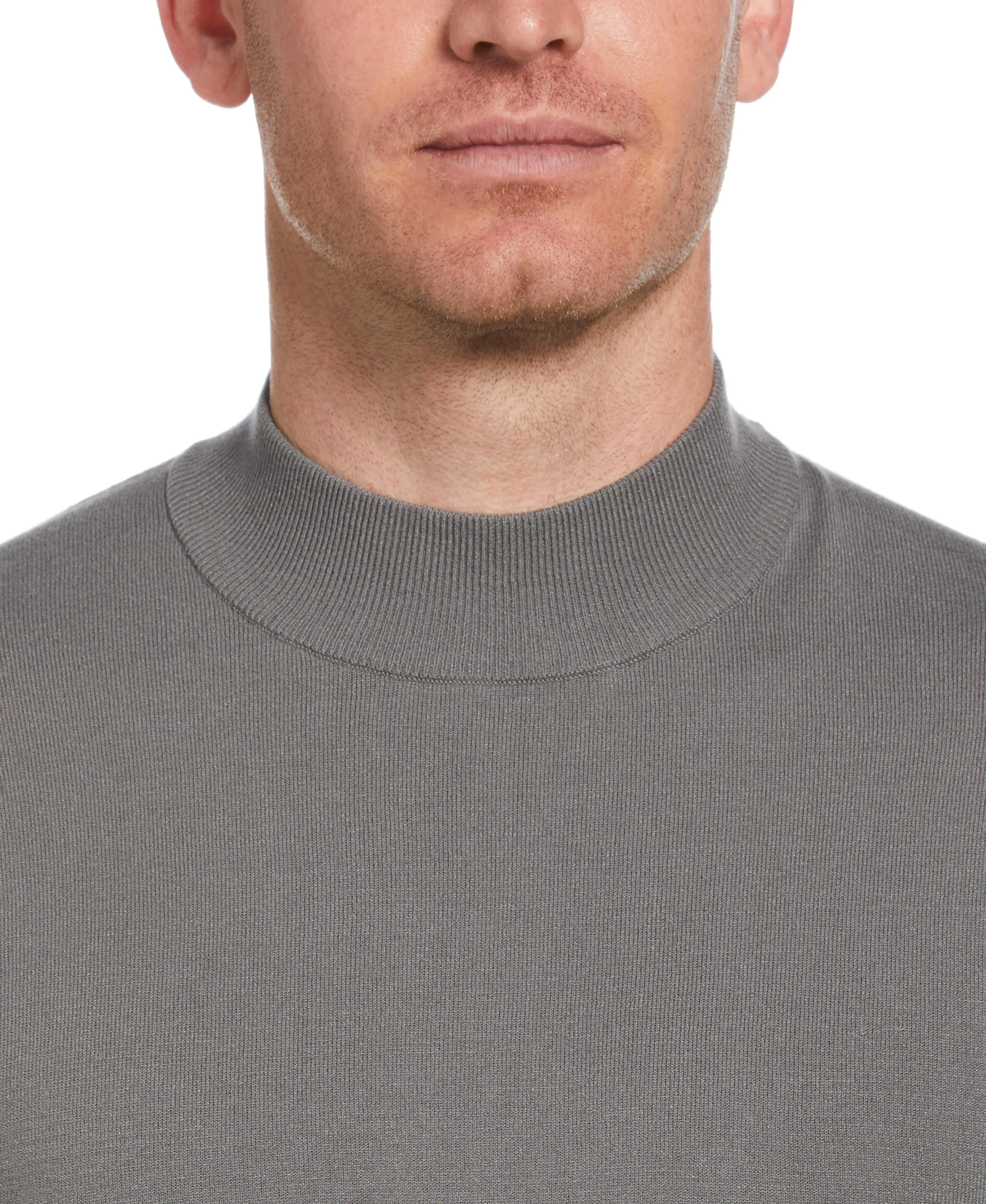 Tech Knit Mock Neck Pullover Sweater sold by Perry Ellis product image thumbnail 3