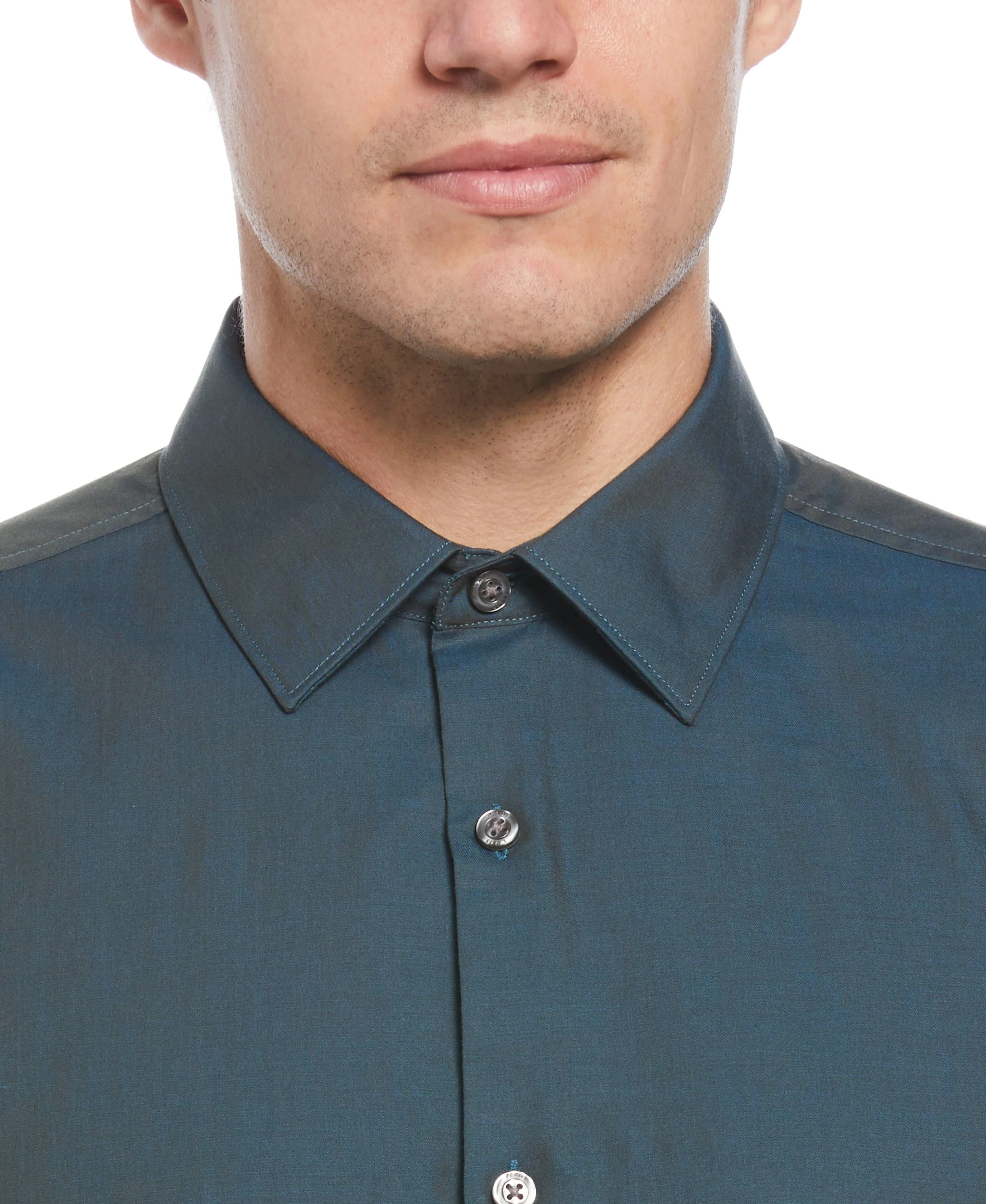 Solid Twill Shirt sold by Perry Ellis product image thumbnail 2