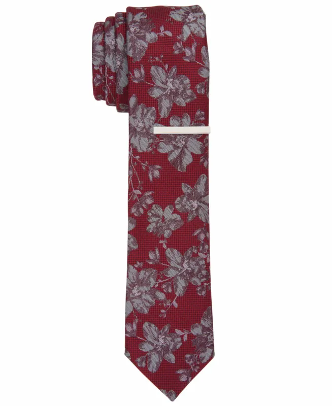 Tanner Floral Slim Tie sold by Perry Ellis