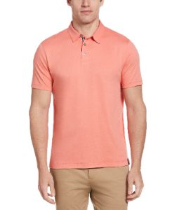 Smart Interlock Solid Polo sold by Perry Ellis