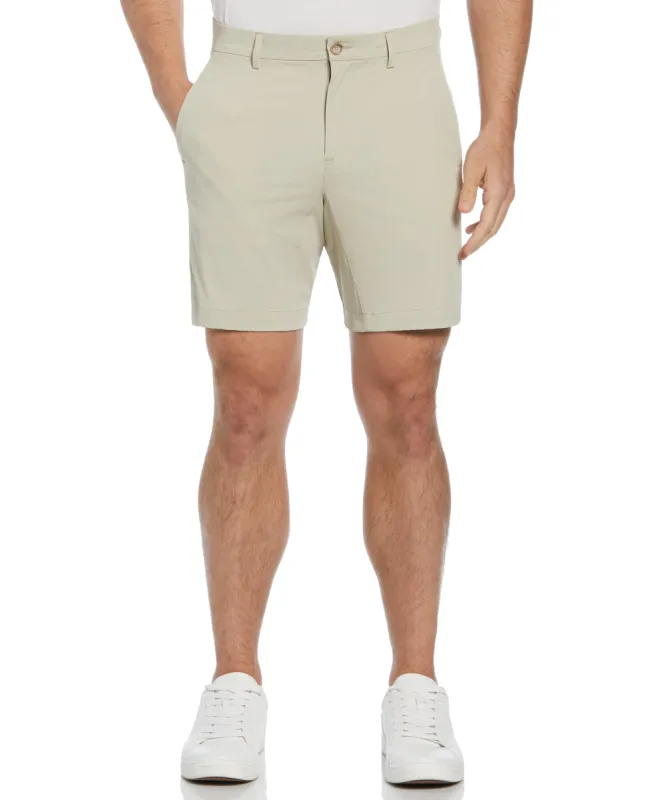 Stretch Solid Tech Short sold by Perry Ellis