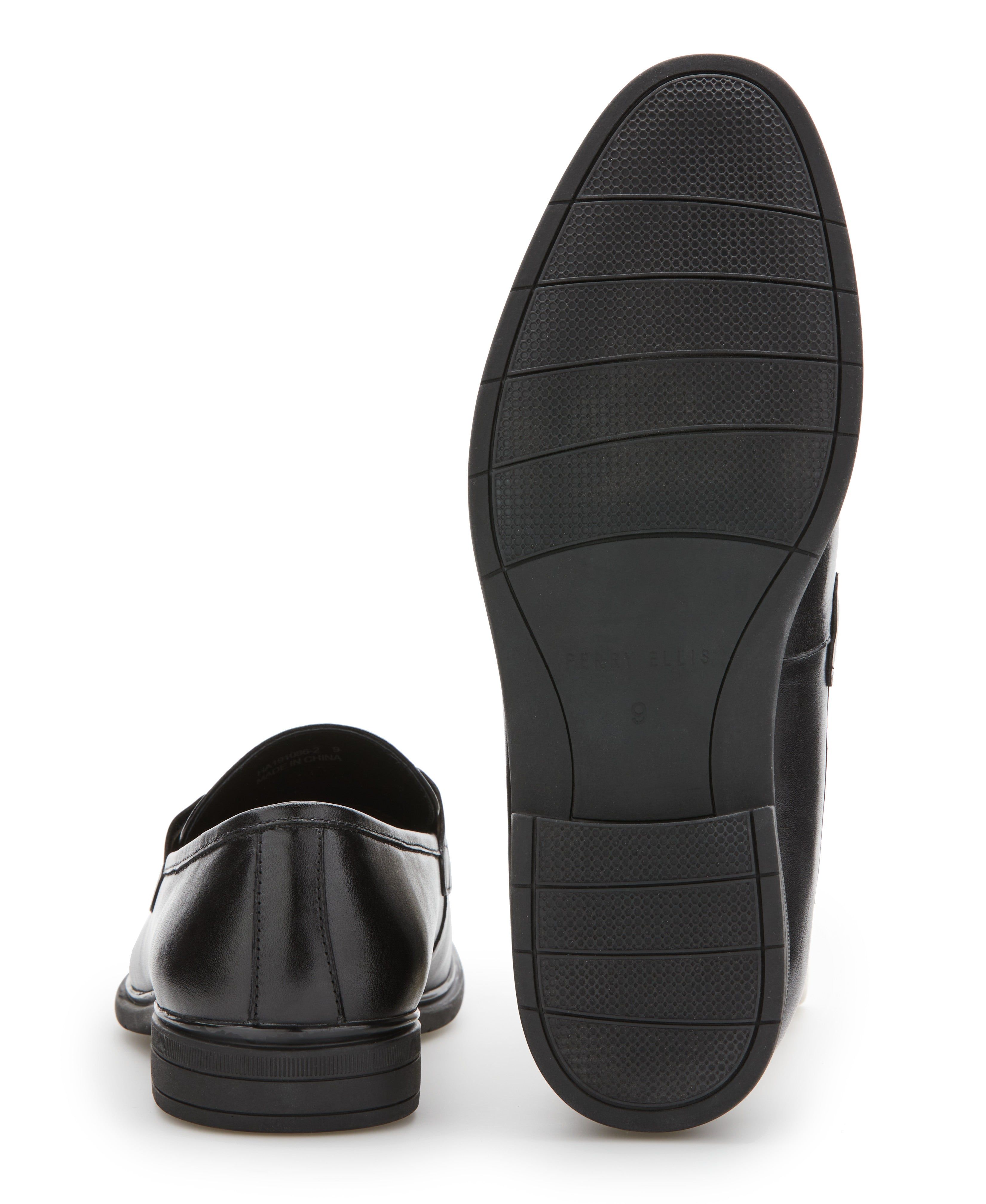 Buckled Leather Loafers sold by Perry Ellis product image thumbnail 3