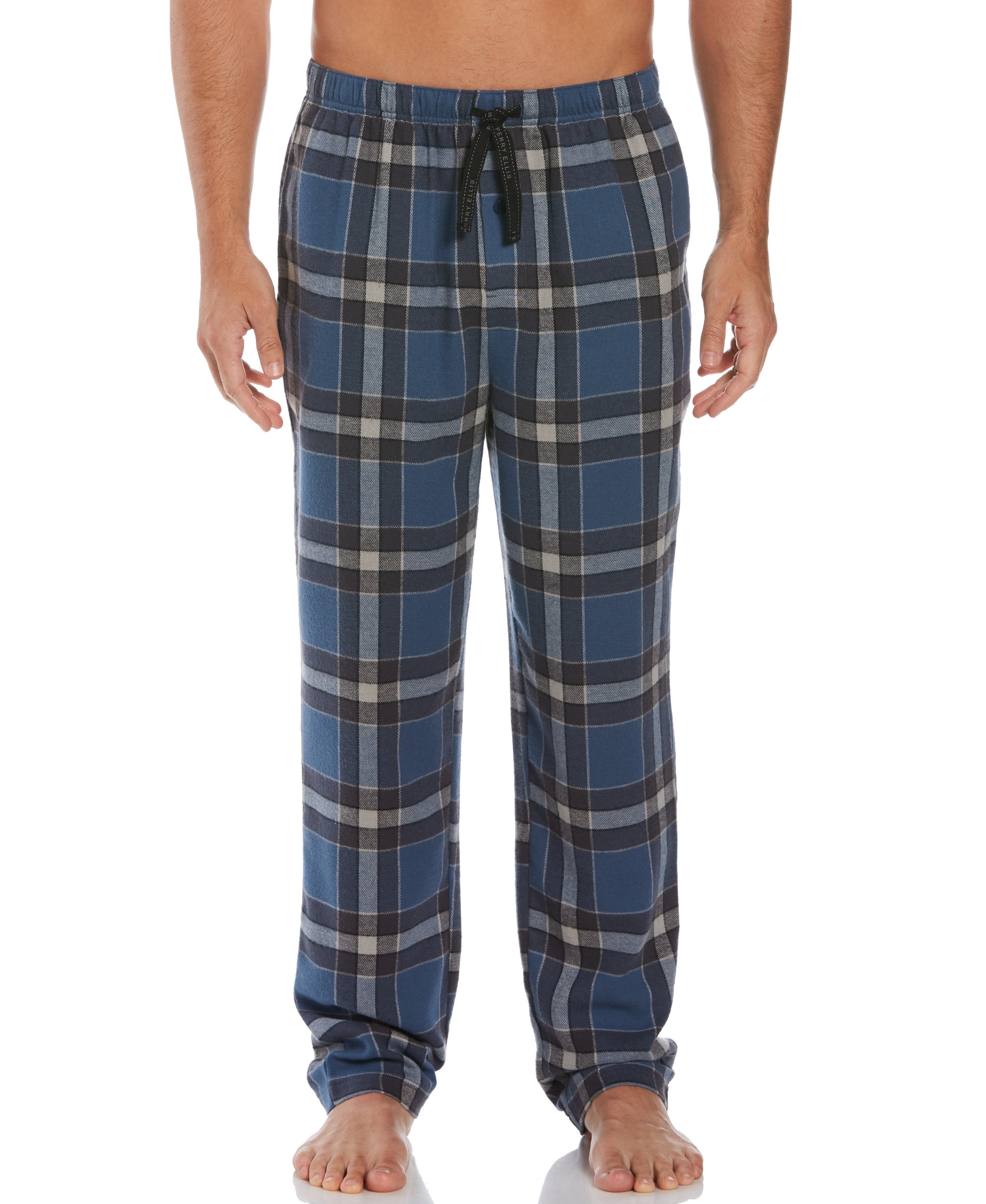 Heather Flannel Plaid Sleep Pant sold by Perry Ellis