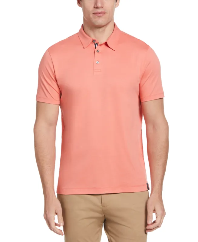 Smart Interlock Solid Polo sold by Perry Ellis