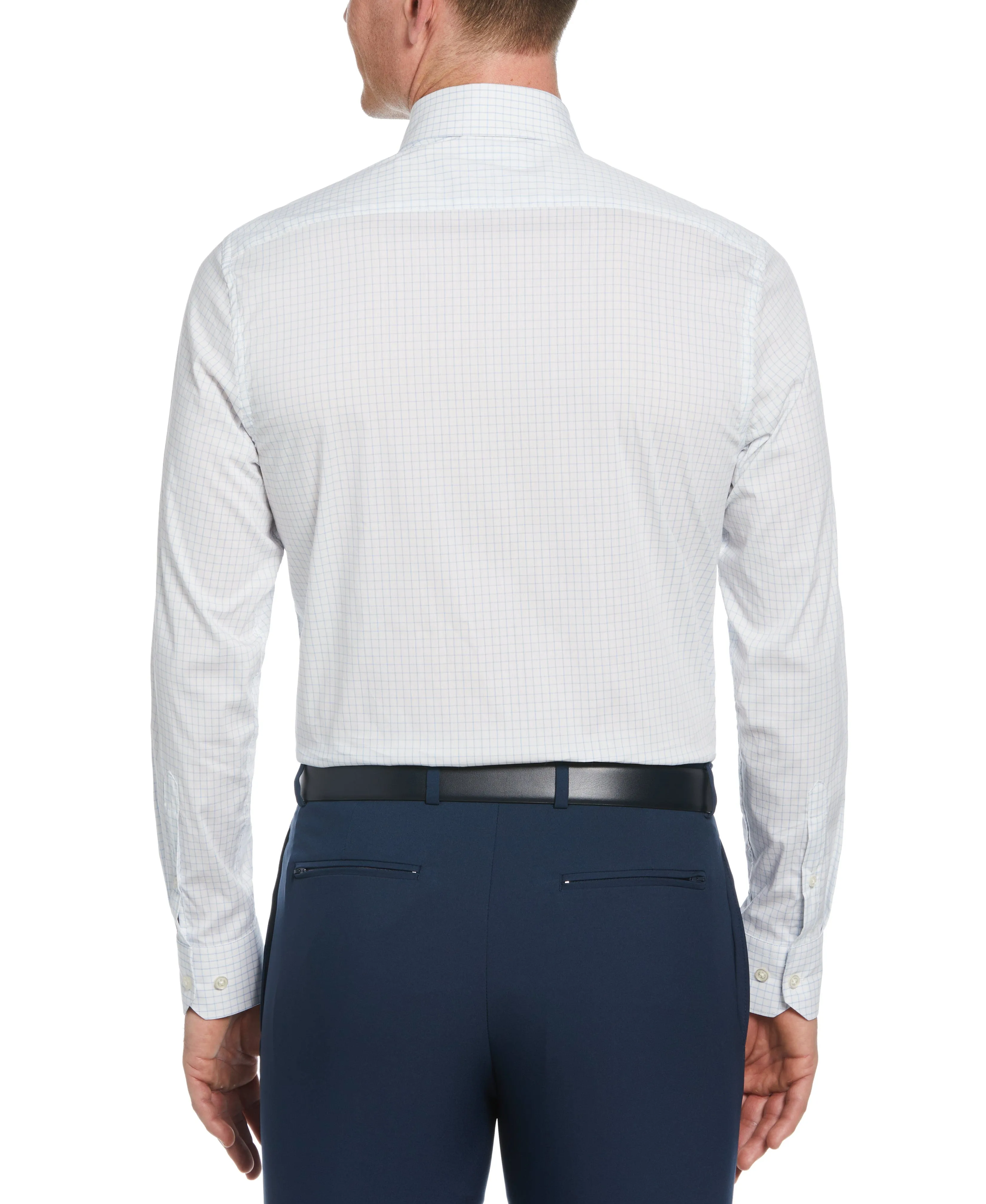 Slim Fit Check Print Dress Shirt sold by Perry Ellis product image thumbnail 2