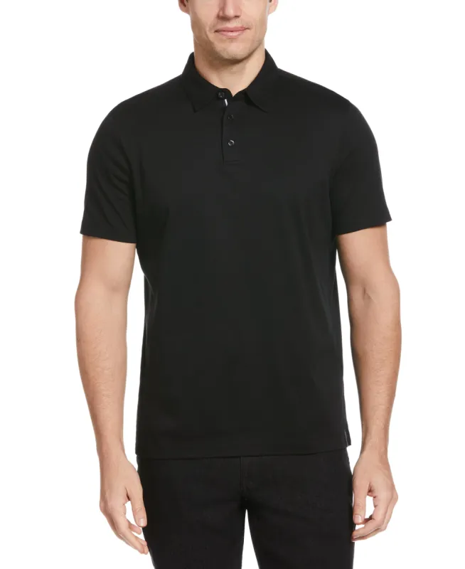 Smart Interlock Solid Polo sold by Perry Ellis
