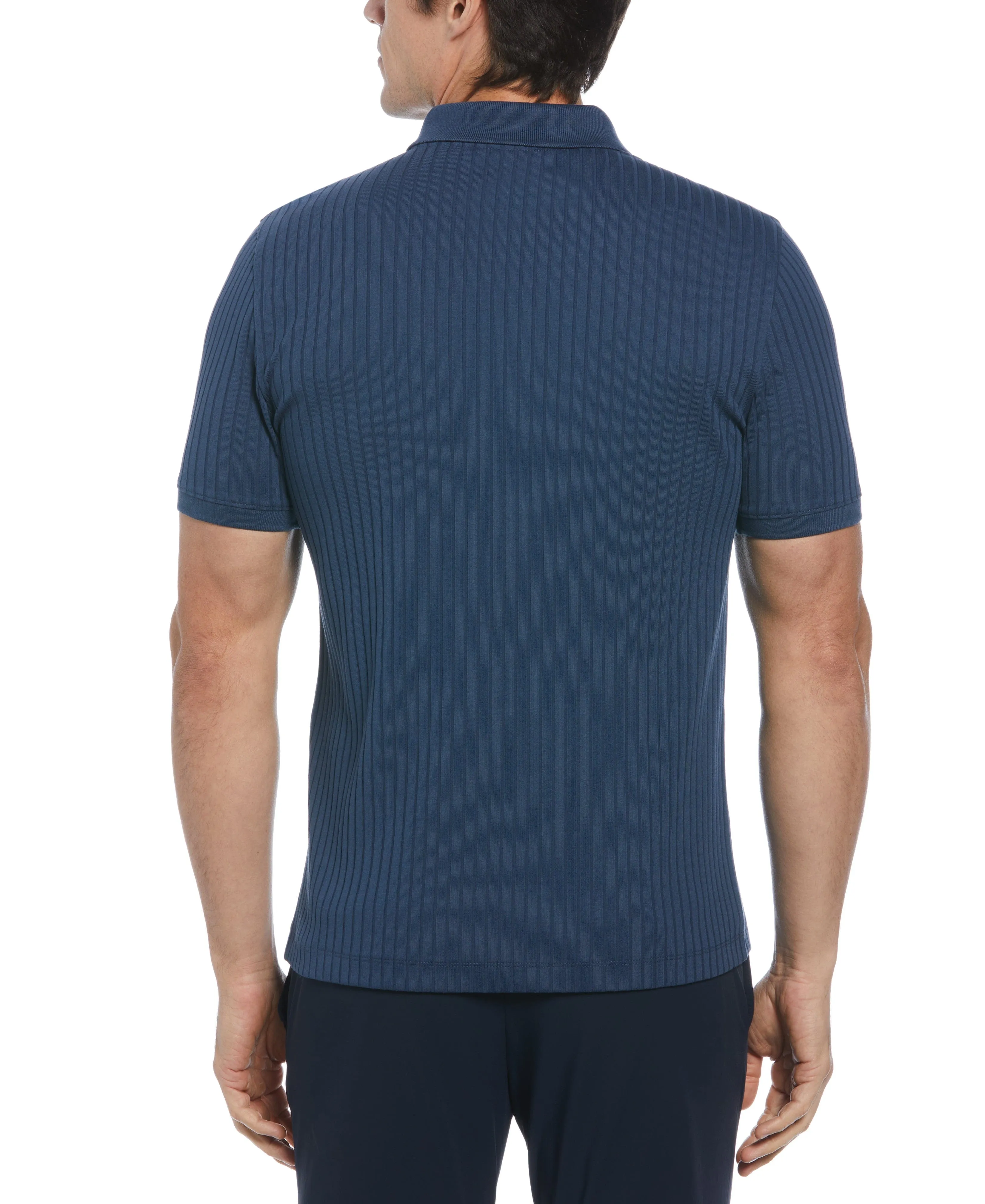 Quarter Zip Ribbed Polo sold by Perry Ellis product image thumbnail 2