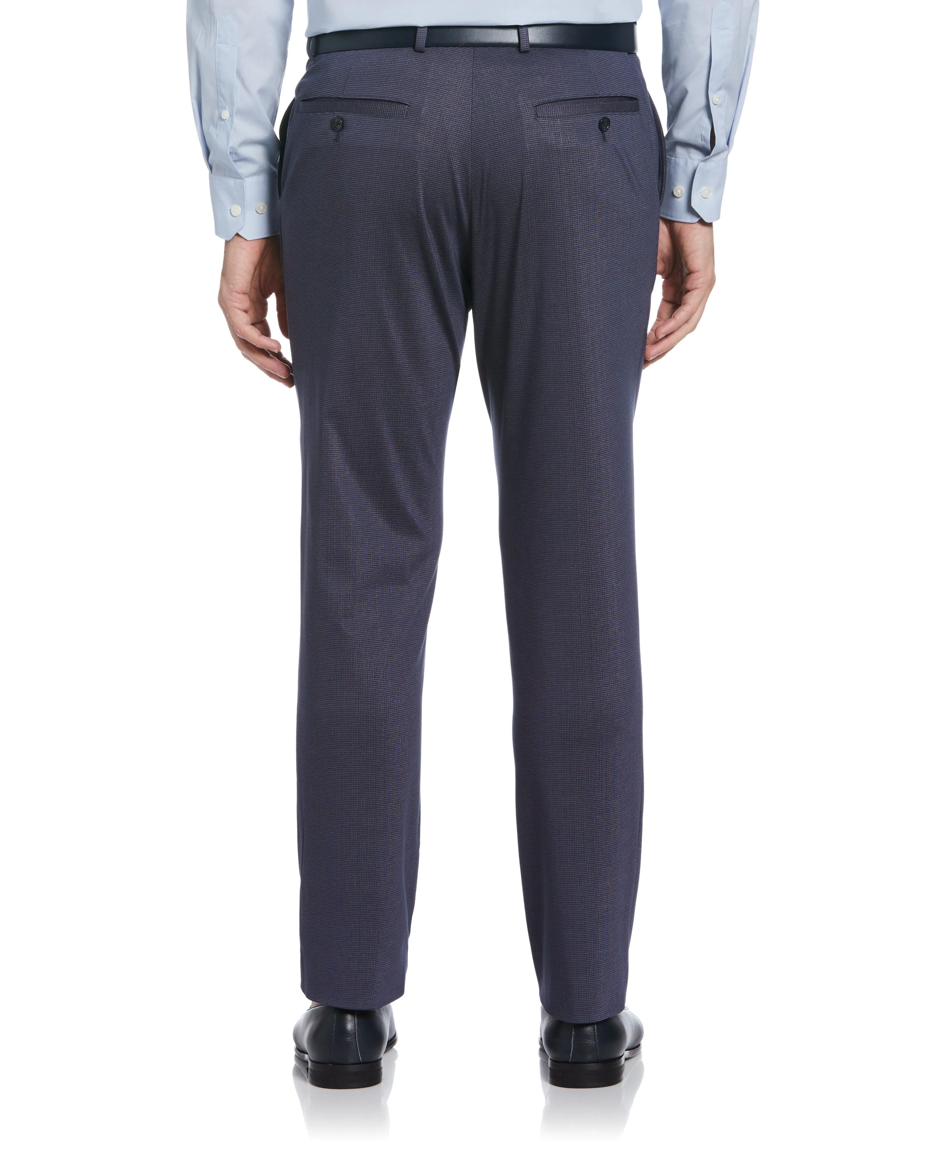 Slim Fit Microgrid Knit Suit Pant sold by Perry Ellis product image thumbnail 2
