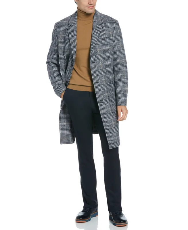 Plaid Brushed Wool Topper Jacket sold by Perry Ellis