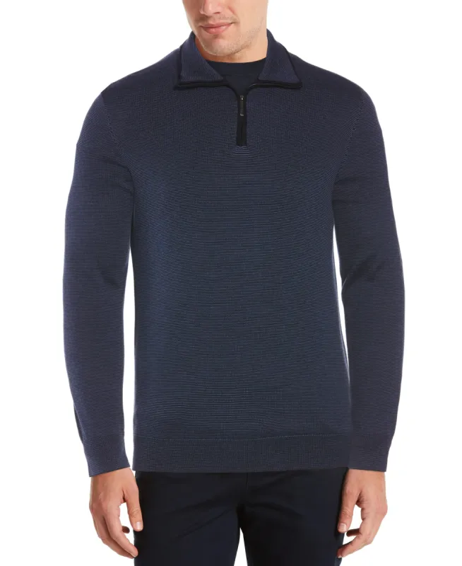 Quarter Zip Mock Neck Sweater sold by Perry Ellis