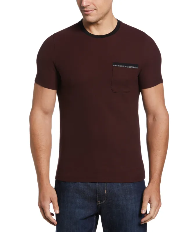 Pocket Crew Neck Tee sold by Perry Ellis