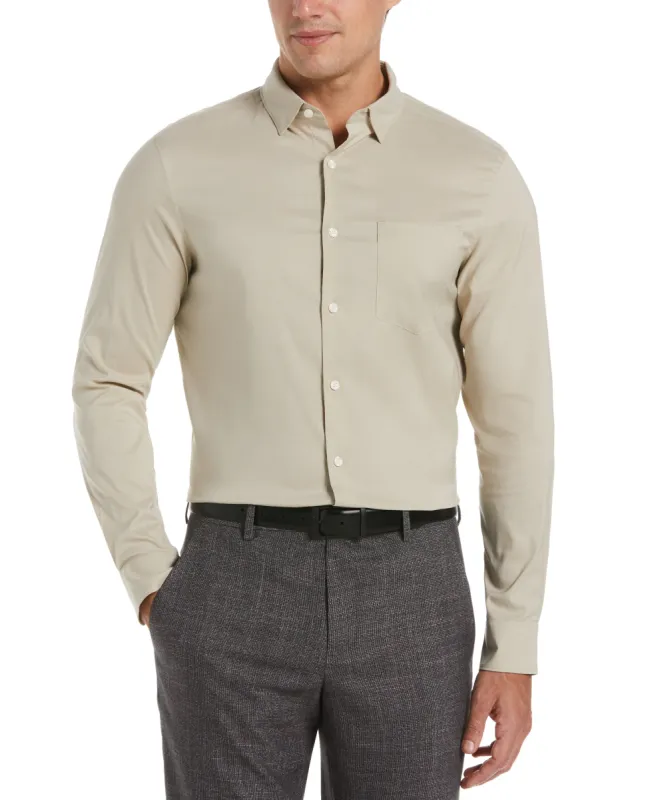 Total Stretch Slim Fit Heather Shirt sold by Perry Ellis