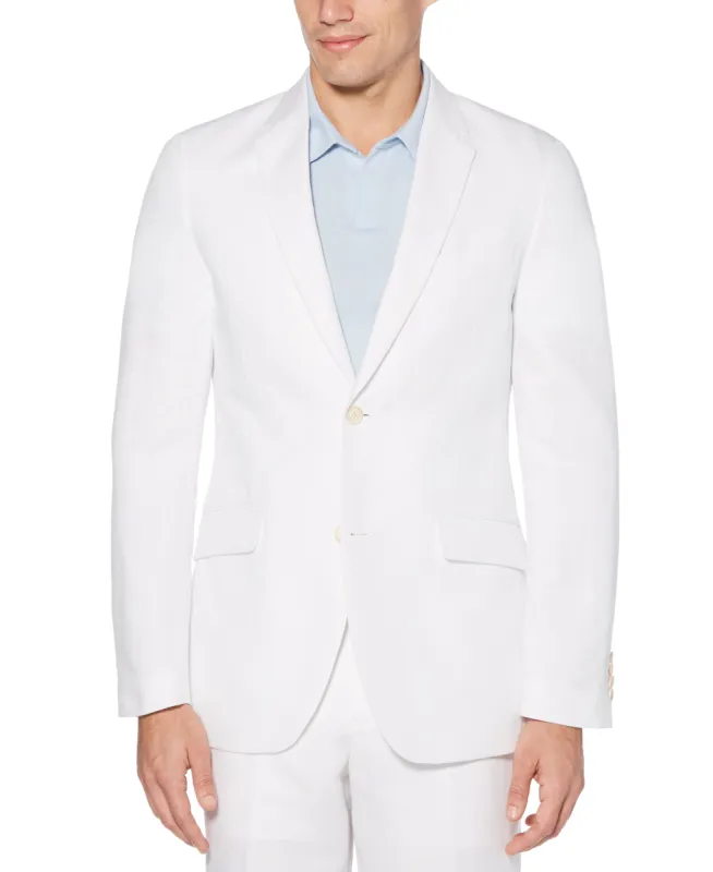 Slim Fit Solid Linen Suit Jacket sold by Perry Ellis