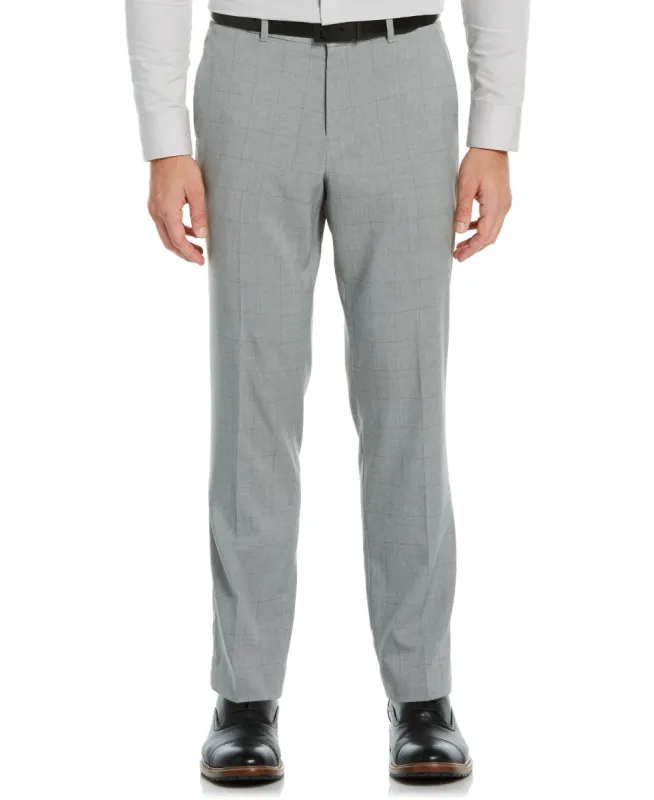 Modern Fit Windowpane Dress Pant sold by Perry Ellis