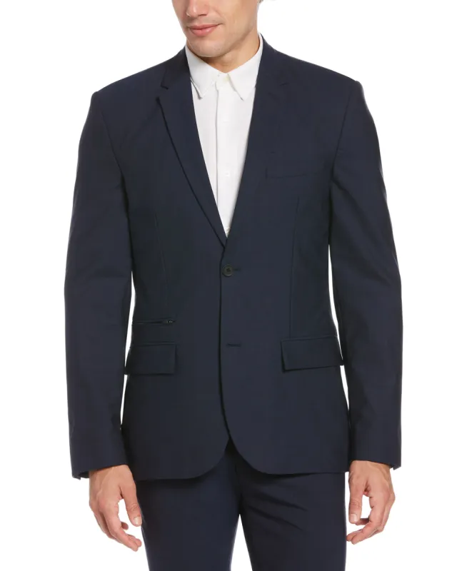 Slim Fit Packable Stretch Tech Wool Suit Jacket sold by Perry Ellis