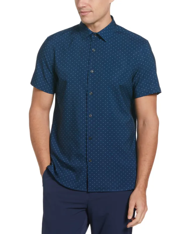 Total Stretch Motif Print Shirt sold by Perry Ellis