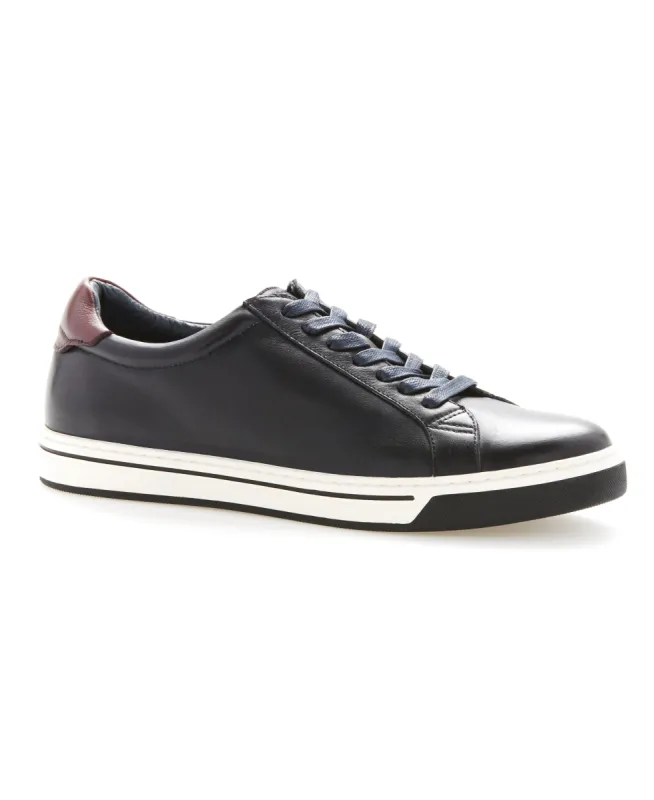 Burnished Leather Sneaker sold by Perry Ellis