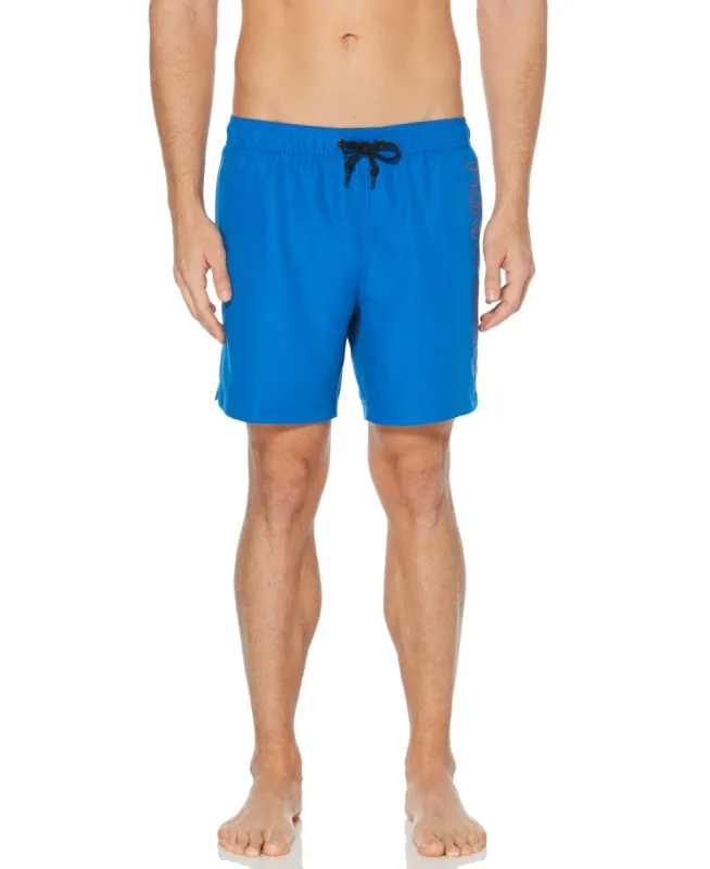 Side Stripe Logo Swim Short sold by Perry Ellis
