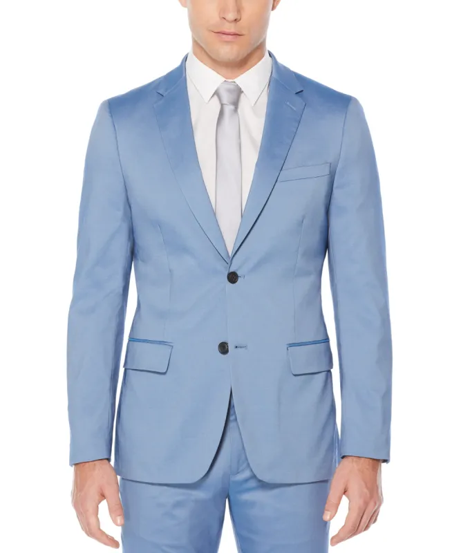 Very Slim Fit Iridescent Twill Suit Jacket sold by Perry Ellis