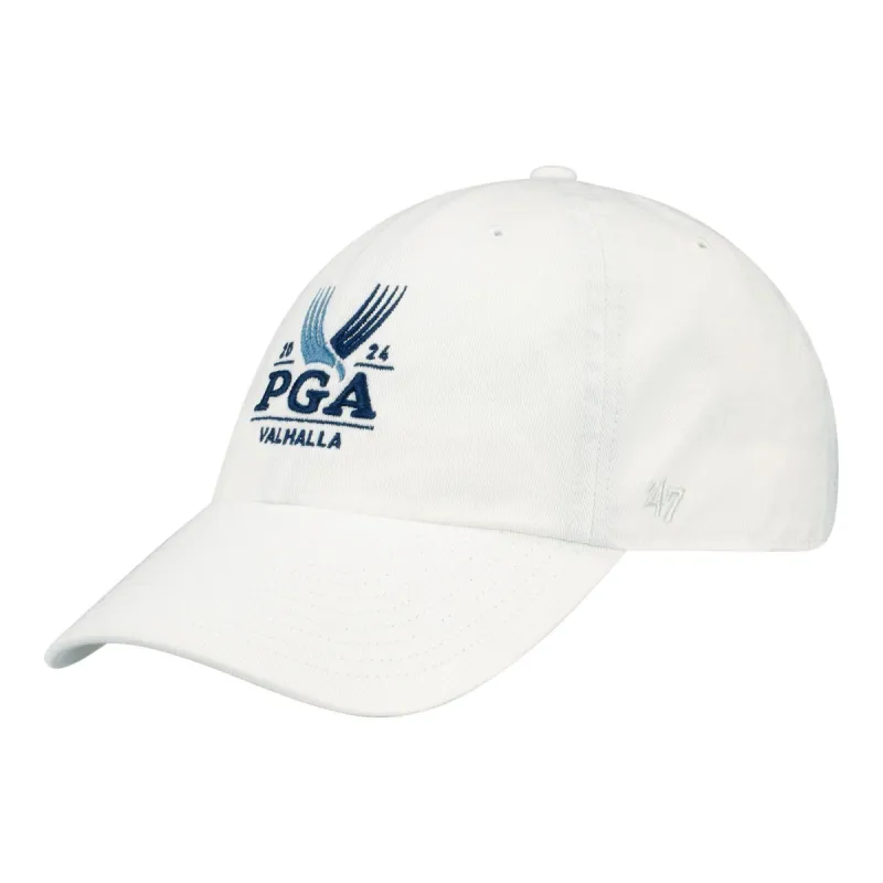 47 Brand 2024 PGA Championship White Reflaxed Fit Clean Up Hat sold by PGA Tour