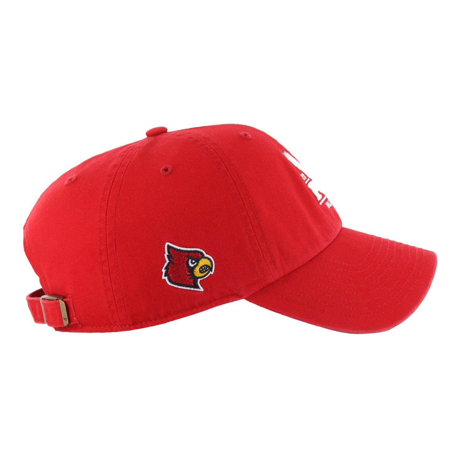 '47 Brand 2024 PGA Championship University of Louisville Adjustable Cotton Hat in Red sold by PGA Tour product image thumbnail 3
