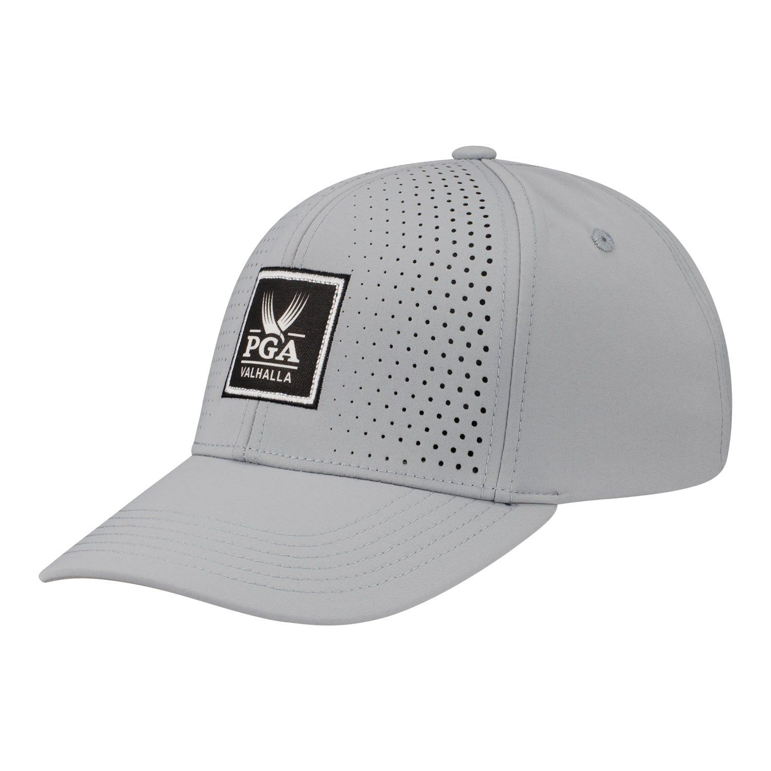 Ahead 2024 PGA Championship Airflow Perforated Hat in Light Grey sold by PGA Tour