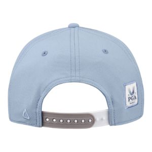 Ahead 2024 PGA Championship Aerosphere Tech Rope Hat in Slate sold by PGA Tour