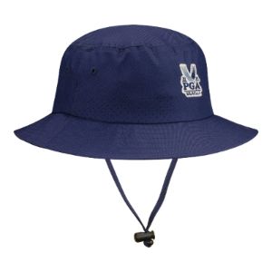 Imperial 2024 PGA Championship CC051 The Geysir Cooling Sun-Protection Bucket in Navy sold by PGA Tour