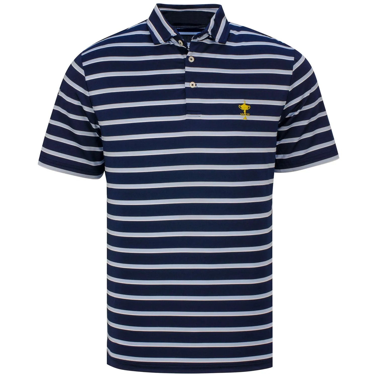 Ryder Cup Ralph Lauren Lightweight Wide Multi Stripe Polo sold by PGA Tour