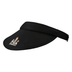 AHEAD Women's Ol Visor in Black sold by PGA Tour