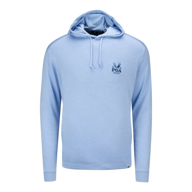 FootJoy 2024 PGA Championship Performance Hoodie in Blue Sky sold by PGA Tour