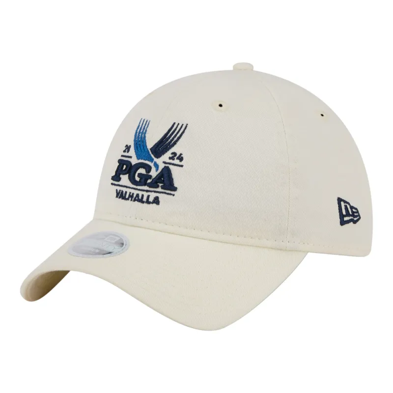New Era 2024 PGA Championship Ladies Classic Hat in Cream made by New Era