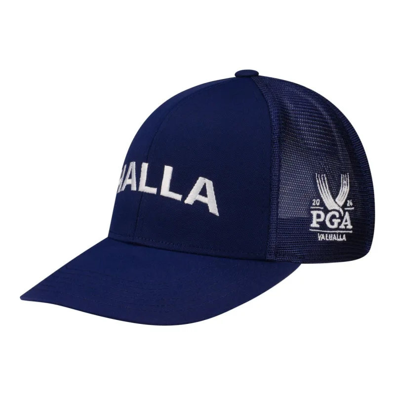 Imperial 2024 PGA Championship Performance Meshback Hat in Dark Blue sold by PGA Tour