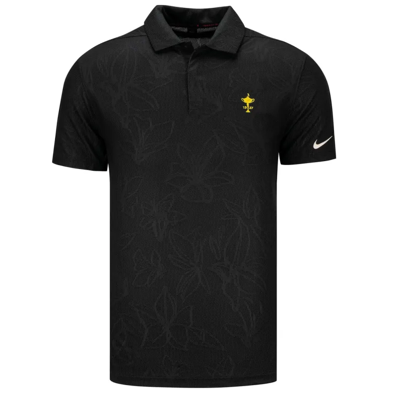 Ryder Cup Nike Tiger Woods Floral Jacquard Polo sold by PGA Tour