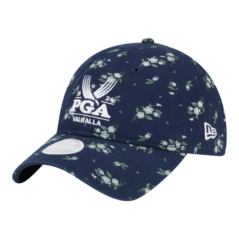 New Era 2024 PGA Championship Ladies Bloom Hat in Navy made by New Era