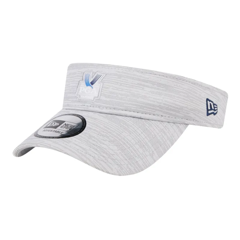 New Era 2024 PGA Championship Performance Visor in Grey sold by PGA Tour