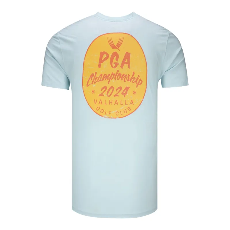 Imperial 2024 PGA Championship Placard T-Shirt in Cool Blue sold by PGA Tour