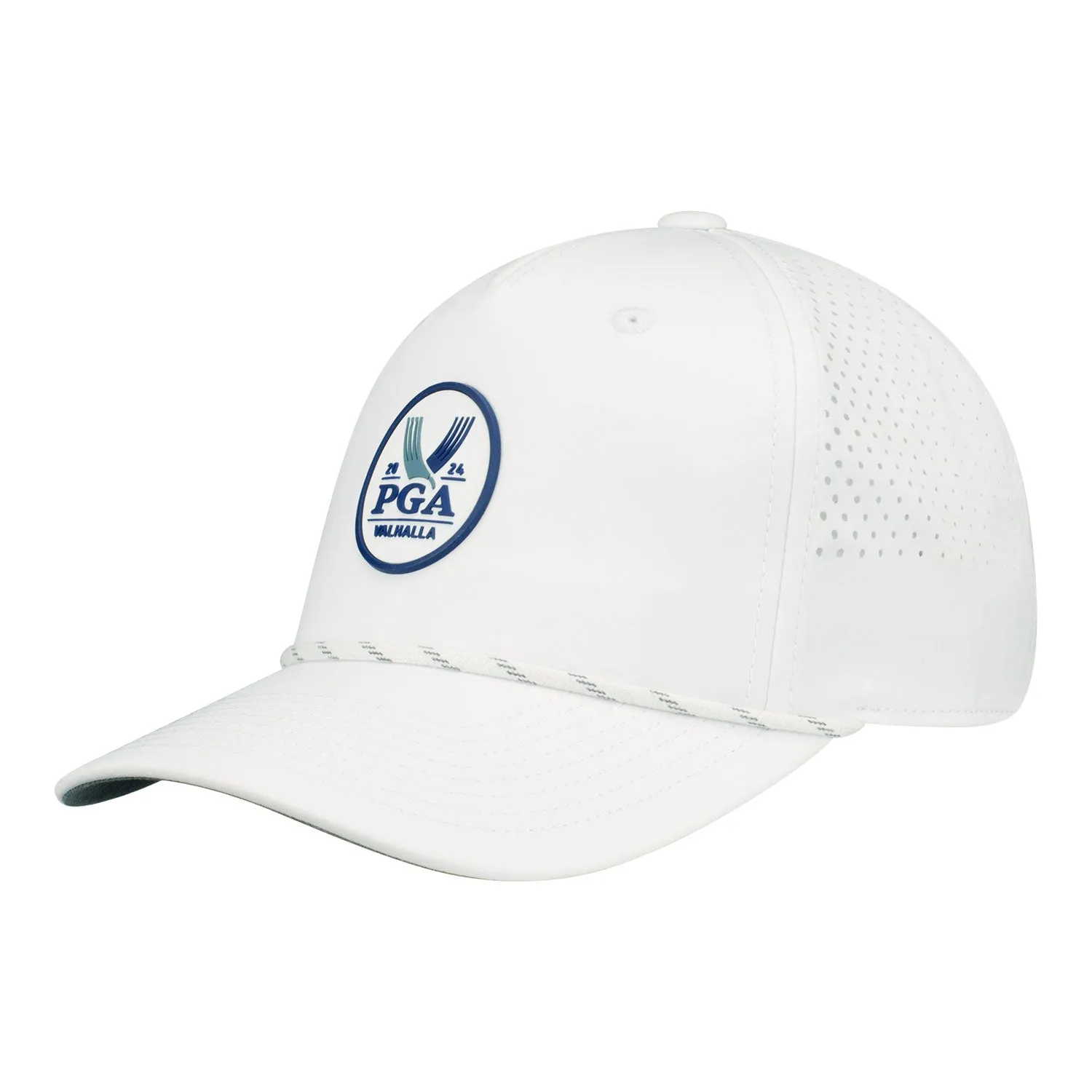 Imperial 2024 PGA Championship S1505 The Alpha Perforated Performance in White sold by PGA Tour